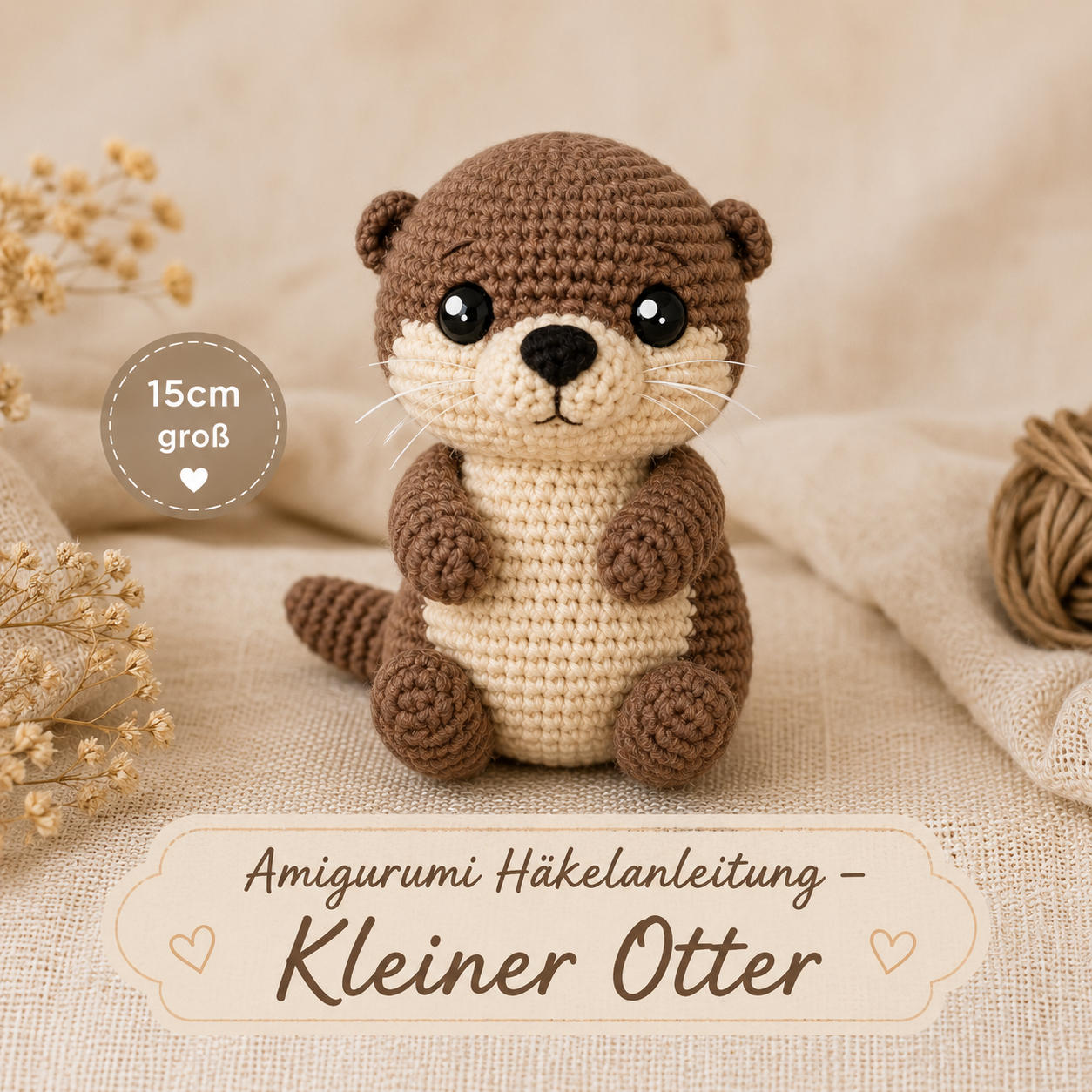 Kleiner Otter Häkelanleitung